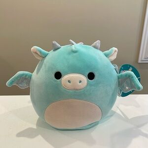 NWT 7.5” Miles the Teal Dragon Squishmallow